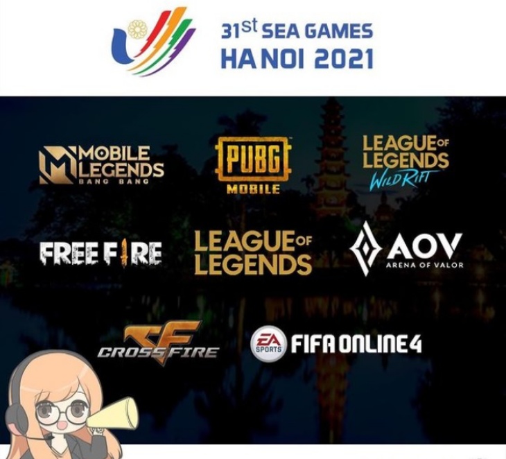 8 Game Resmi Dipertandingkan untuk Cabang Esports di SEA Games 2021