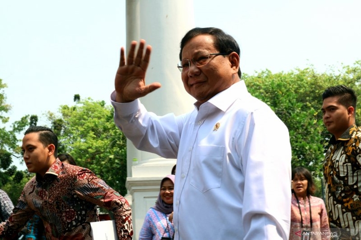 Menteri Pertahanan Prabowo Subianto. ANTARA/Bayu Prasetyoprabwo