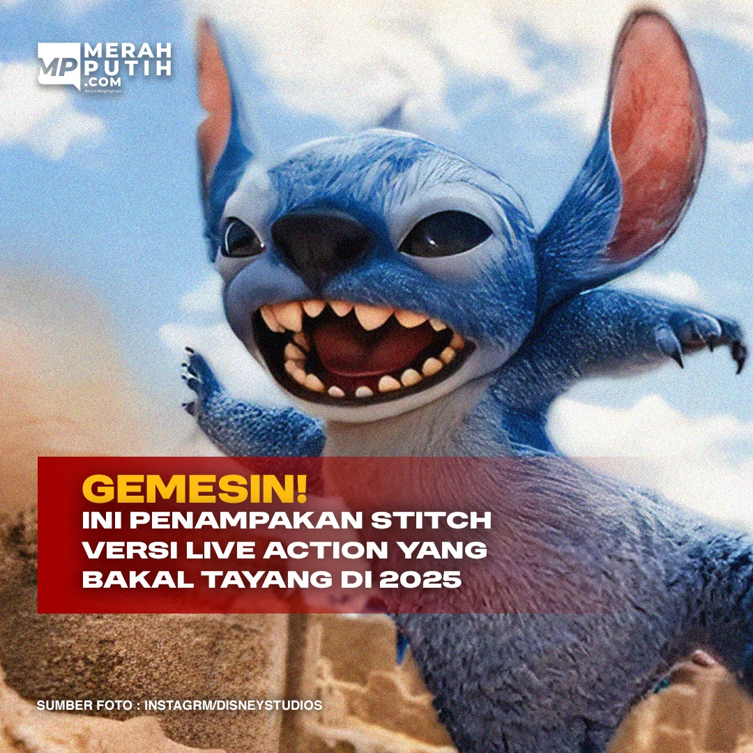 Gemesin! Ini Penampakan Stitch Versi Live Action yang Bakal Tayang di 2025