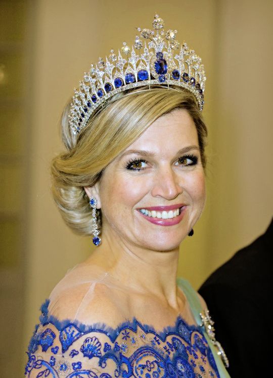 The Dutch Sapphire Tiara. (Foto: Twitter/mcsullivan)