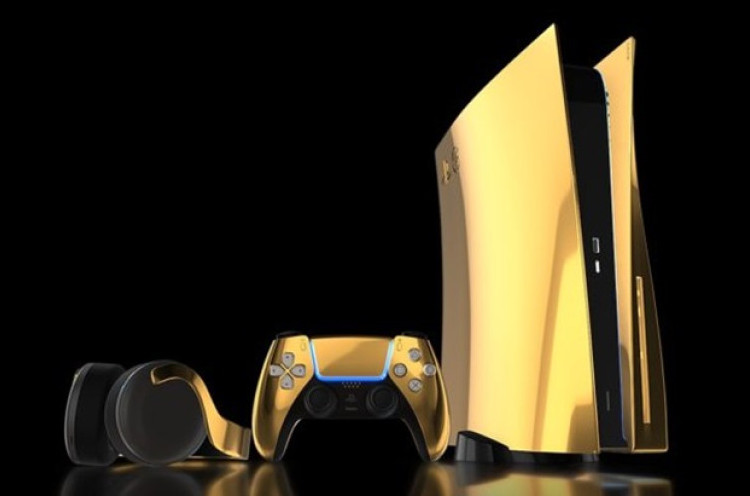 Mewah, PlayStation 5 Dibalut Emas 24 Karat Truly Exquisite