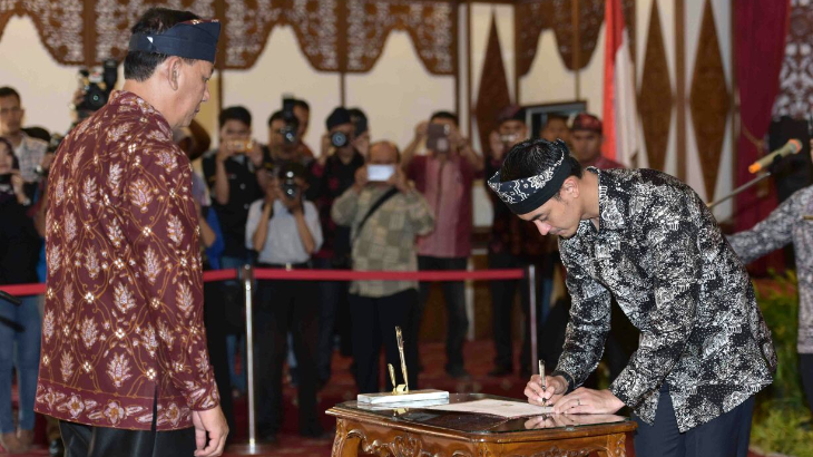 Pelantikan Sekda Jambi
