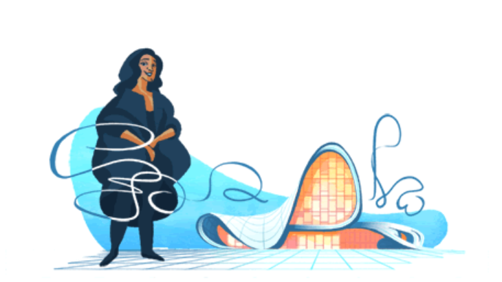 Google Pasang Doodle Zaha Hadid, Siapakah Wanita Kelahiran Irak Ini?