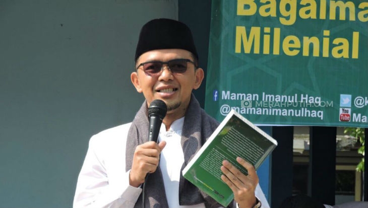 Ketua Lembaga Dakwah PBNU yang juga bakal calon Wagub Jawa Barat, Maman Imanulhaq. Foto: MP/Mauritz