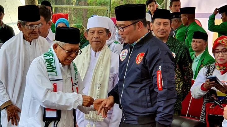 Ridwan Kamil dan Ma'ruf Amin. (TKN)