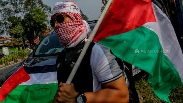 Warga Tangerang Gelar Aksi Bela Palestina