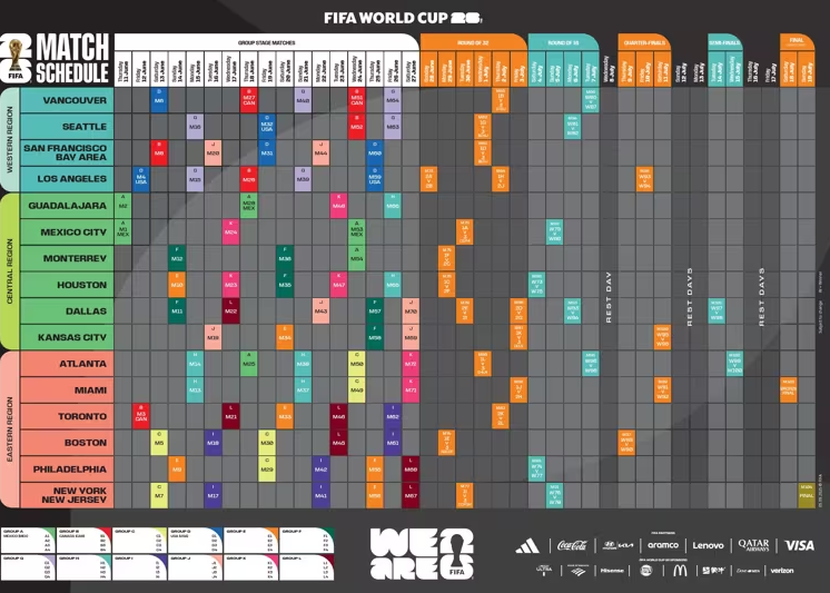 FIFA Rilis Jadwal Lengkap Piala Dunia 2026: Kick Off Paling Awal Jelang Tidur Malam dan Banyak di Jam Kantor