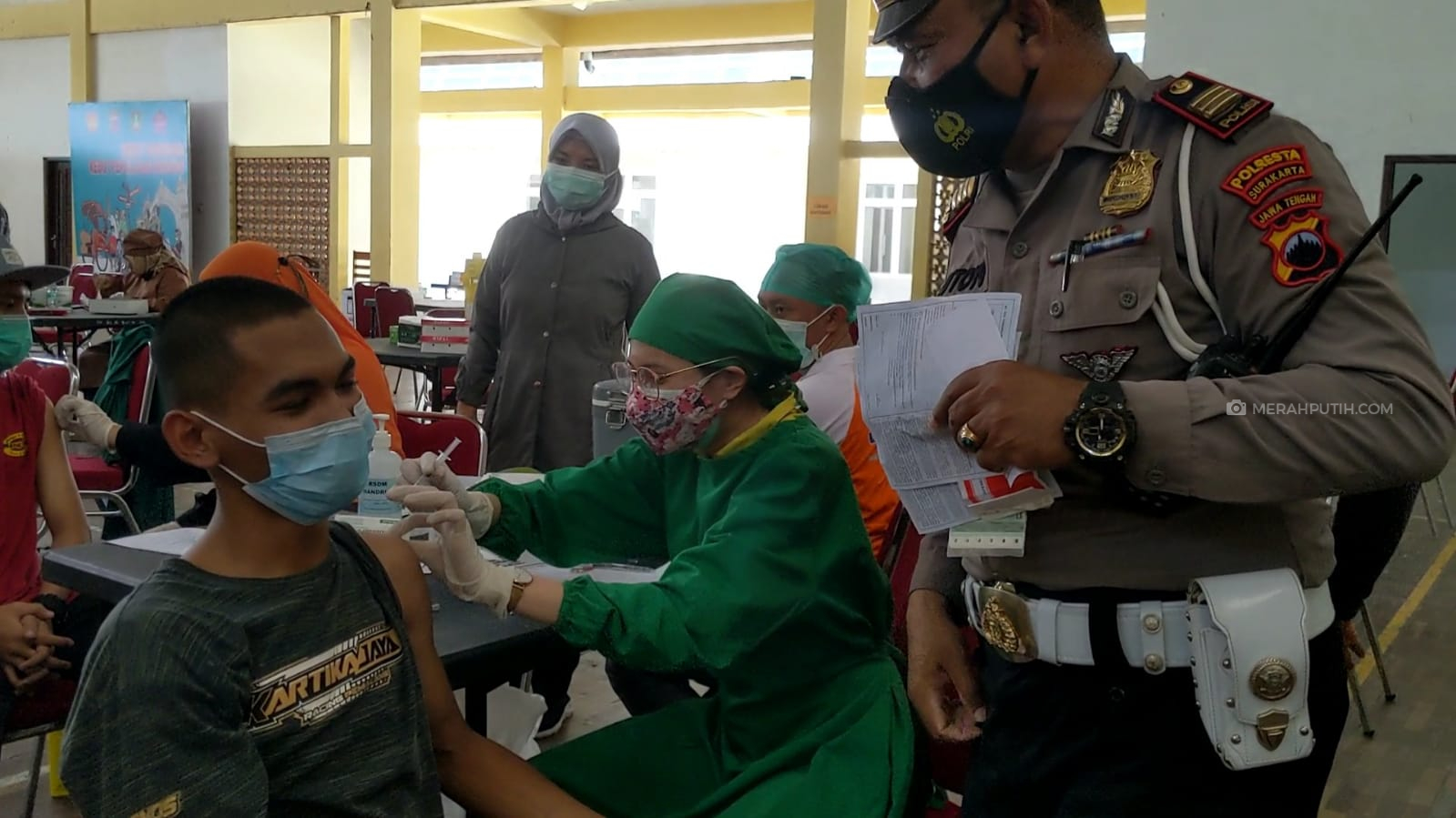 Satlantas Polresta Surakarta Tukar Denda Tilang dengan Suntik Vaksin Gratis