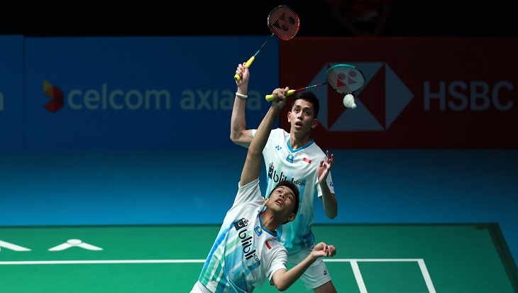 Fajar/Rian Tantang Pasangan Jepang di Semifinal Malaysia Open 2019