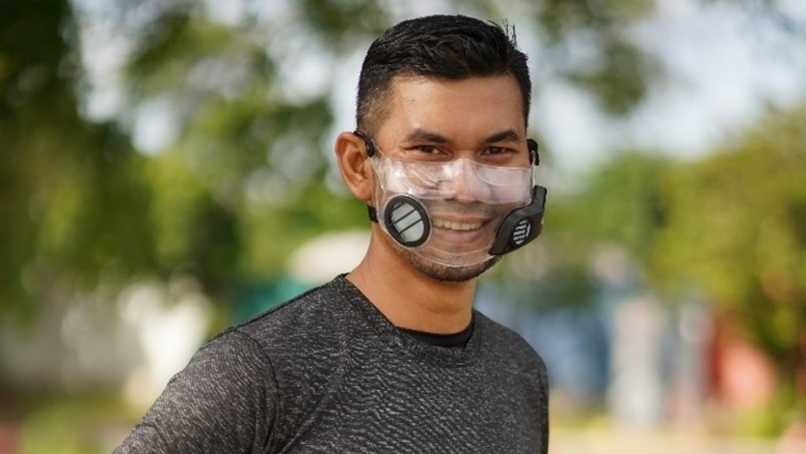 Grin Smile, Masker Elektrik dengan Baterai