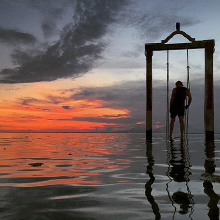 Kepulauan Gili sangat terkenal di kalangan wisatawan internasional di Pulau Lombok. (Foto: instagram.com/markynude)