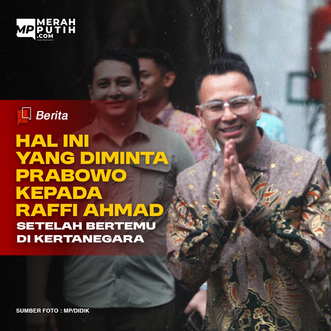 Hal ini yang Diminta Prabowo Kepada Raffi Ahmad Setelah Bertemu di Kertanegara
