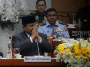 Raker Menhan Prabowo Subianto dengan Komisi I DPR Bahas RUU Kerja Sama Bidang Pertahanan