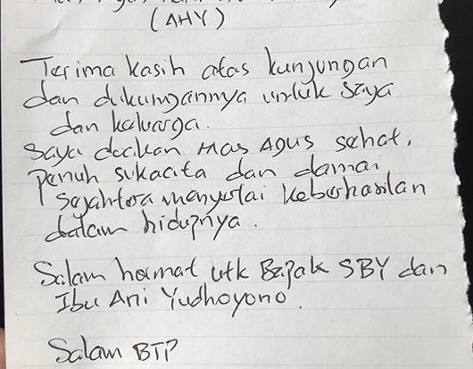 Bikin Adem, Ucapan Terimakasih AHY ke Ahok dan Ajakan Dukung Anies