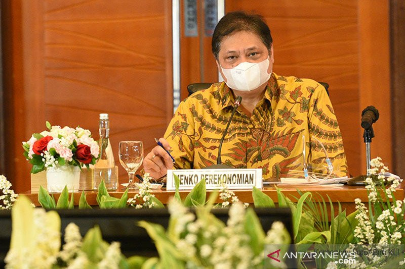 Menko Perekonomian Airlangga Hartarto. (Foto: Antara)