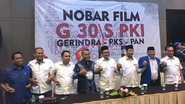 PKS, Gerinda dan PAN, Nobar Film G30s PKI