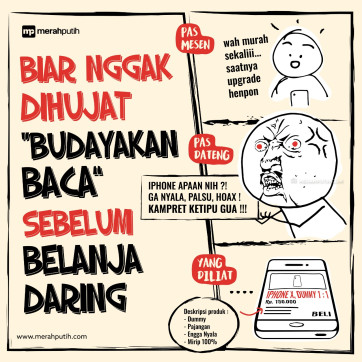 Biar Nggak Dihujat Sebelum Belanja Daring