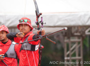 Ketenangan Riau Ega, Arif Dwi dan Bagas Saat Berjuang Raih Emas Panahan