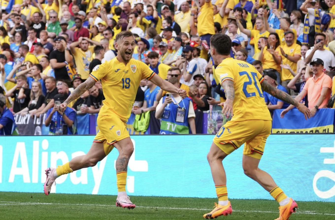 Hasil Euro 2024: Rumania Sikat Ukraina 3-0