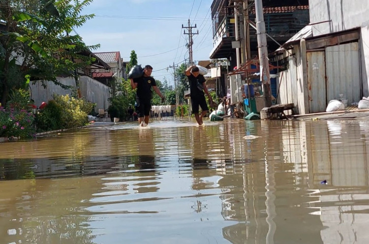 Puluhan Rumah di Kota Solo Terendam Banjir