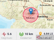 Gempa Magnitudo 5,6 Guncang Cianjur, Terasa hingga Jakarta
