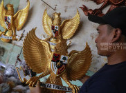 Mengintip Kerajinan Patung Garuda Pancasila Jelang HUT Kemerdekaan RI ke-79