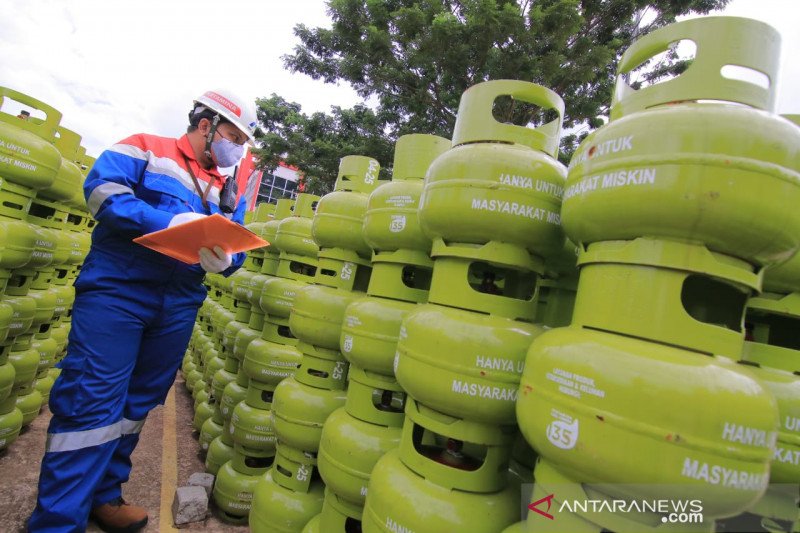 Gas Subsidi. (Foto: Antara)