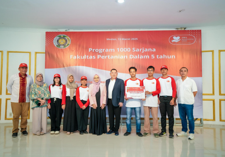 Beri Kuliah Umum 'Masa Depan Pertanian' di Hadapan Mahasiswa USU, Jerry Hermawan Lo Fokus Pengembangan SDA Indonesia