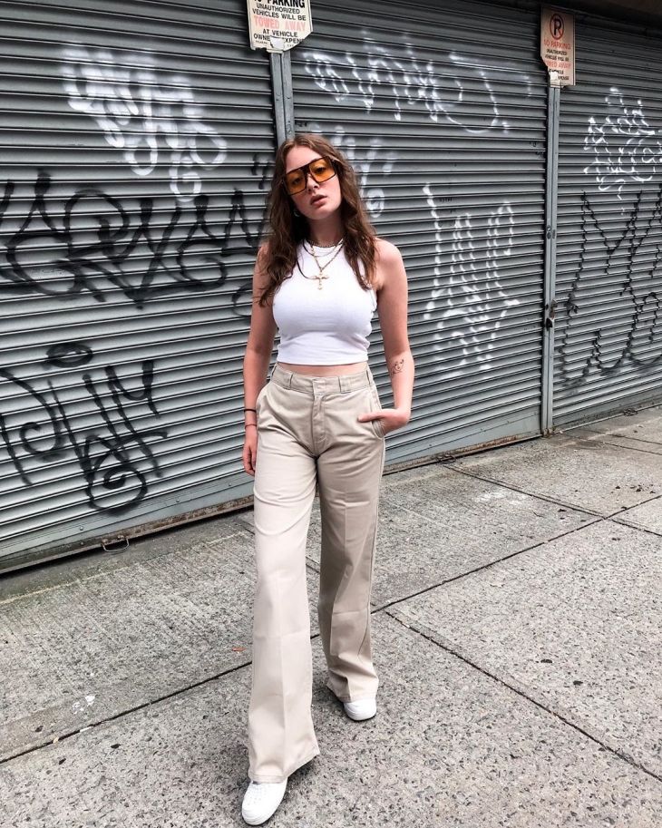 Gunakan celana baggier agar penamiplan lebih terlihat trendy (Foto: instagram/@klstieg)