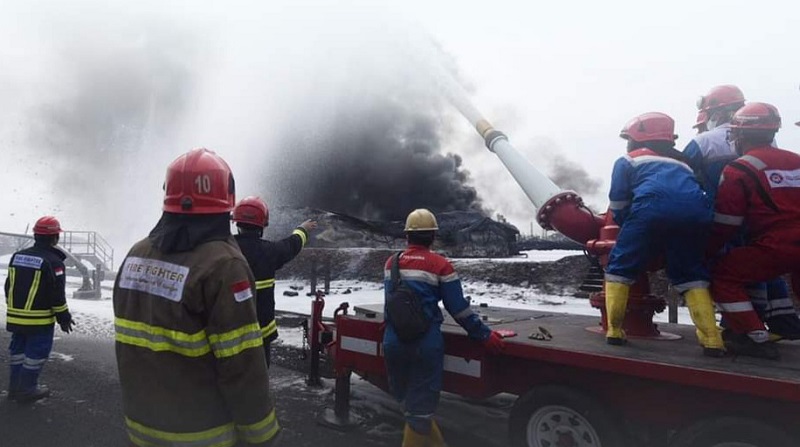 52 Pegawai Pertamina Diperiksa Polisi Terkait Kebakaran Kilang Minyak Balongan