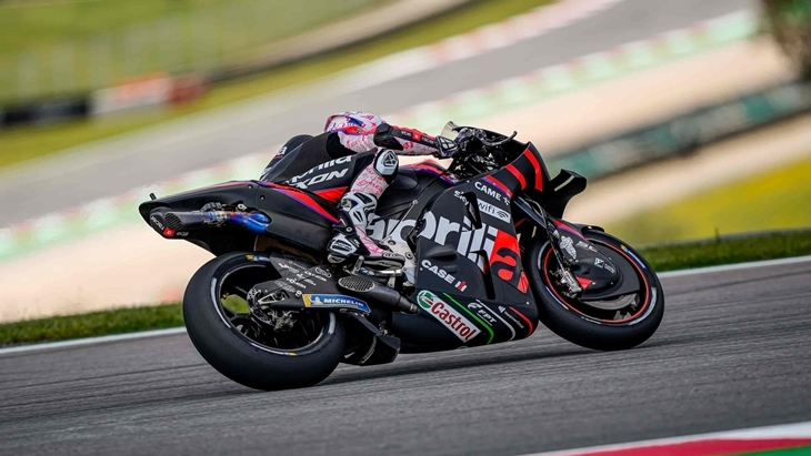 Tiga Pembalap Aprilia Optimis Hadapi GP Spanyol