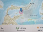 Gempa Guncang Gorontalo Dengan Skala III MMI