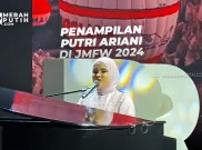 Penampilan Putri Ariani Di JMFW 2023