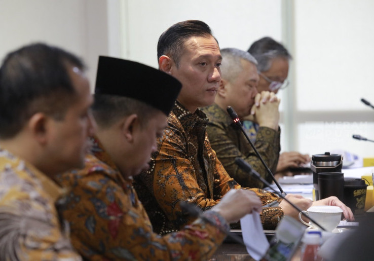 Menko Infra AHY Pimpin Rakor Kebijakan Strategis Tahun 2025