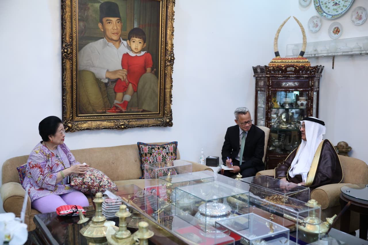Dubes Arab Saudi Minta Megawati Ikut Berperan Aktif terhadap Situasi Terkini di Timur Tengah