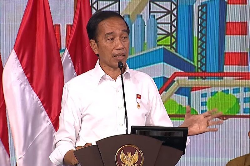 Presiden Jokowi dan Kapolri Hadiri Kirab Merah Putih di Bundaran HI
