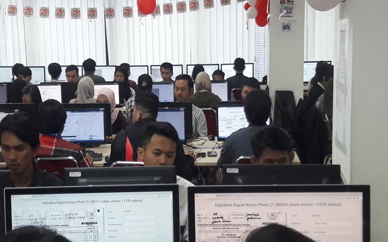 War Room TKN Jokowi-Ma'ruf di Pilpres 2019