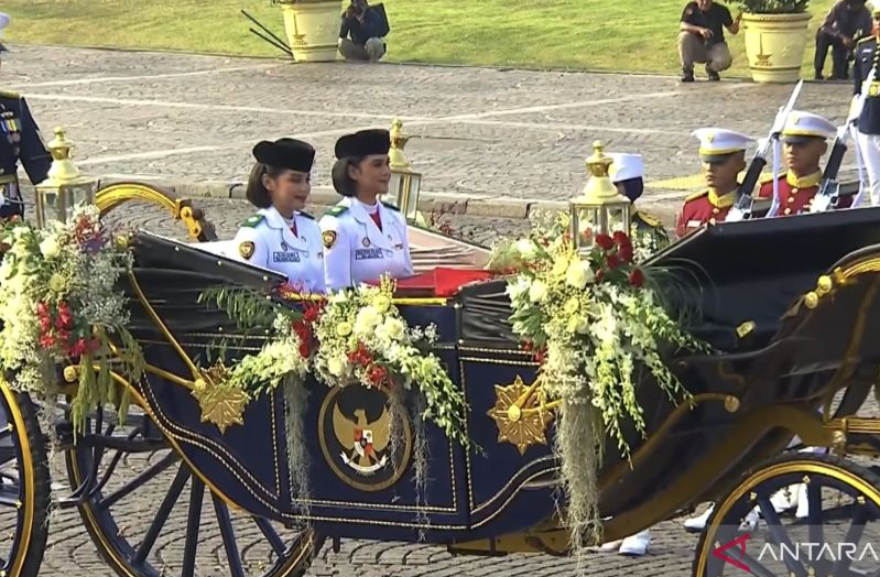 Kereta Kencana Garuda Prabayaksa Mulai Bergerak, Bendera Pusaka Segera Tiba di Istana Merdeka