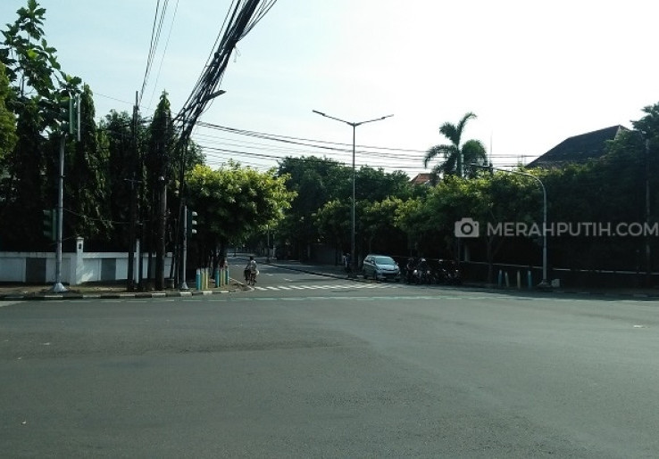 Jalanan Jakarta Lengang di Hari Pencoblosan