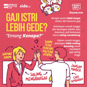 Gaji Istri Lebih Besar, Emang Kenapa?