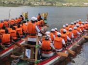 Lomba Bedau Singa Warnai Festival Danau Kembar di Buleleng