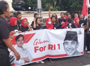Marhaenis Deklarasi Gibran For RI 1 di Tugu Kebangkitan Nasional Solo