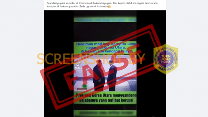 [HOAKS atau FAKTA]: Koruptor di Korea Utara Dibuang ke Kandang Buaya
