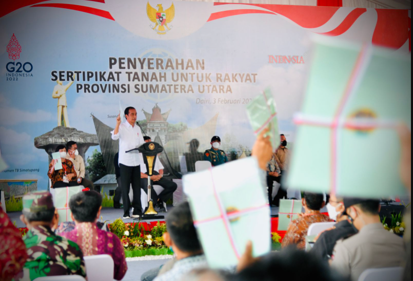 Jokowi Jelaskan Pentingnya Memiliki Sertifikat Tanah