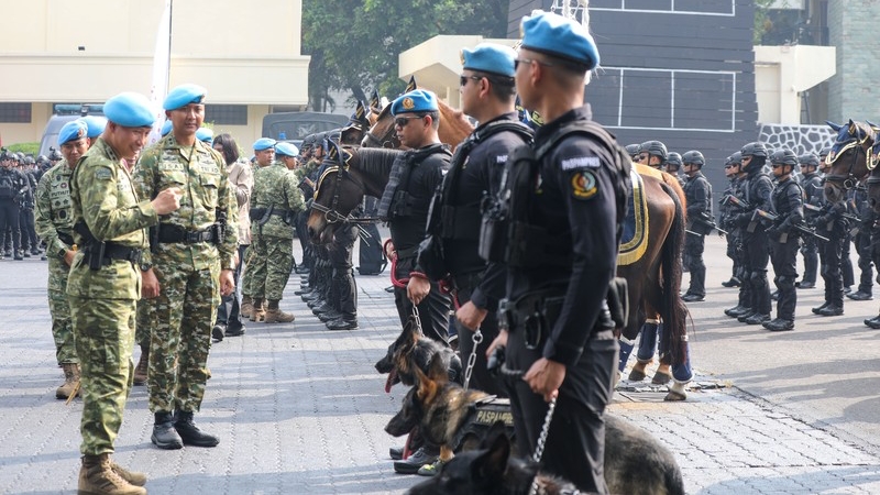 1.147 Personel Dikerahkan Amankan HUT ke-81 RI, Ancaman Drone hingga Serangan Siber Diantisipasi