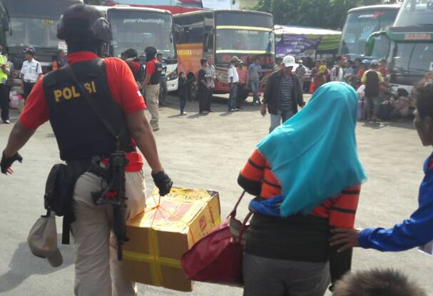 Cegah Tindak Kejahatan, Tim Tiger Bantu Para Pemudik 
