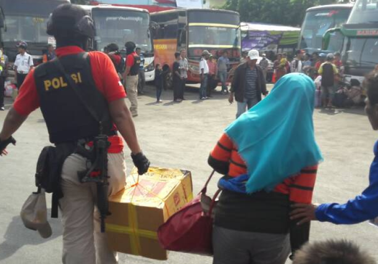 Cegah Tindak Kejahatan, Tim Tiger Bantu Para Pemudik 