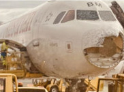 Terjang Badai Es, Hidung hingga Kokpit Pesawat Austrian Airlines Rusak