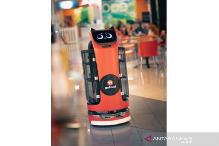 Robot ini akan memudahkan memesan makanan. (Foto: Antara/HO)