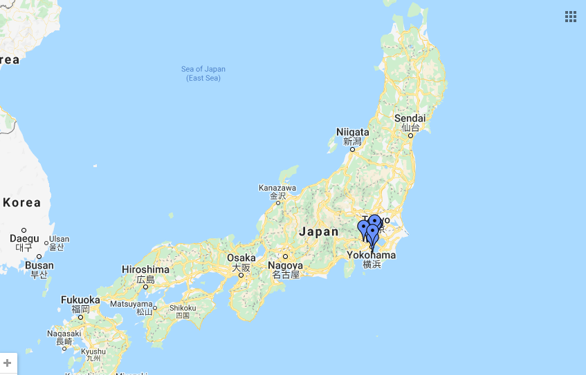 Peta Jepang. (Foto: google map)